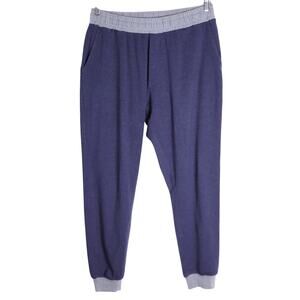 THE NORMAL BRAND Puremeso Sweatpant Jogger Navy Pull On Men's L